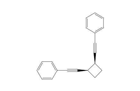 Benzene, 1,1'-(1,2-cyclobutanediyldi-2,1-ethynediyl)bis-, cis-