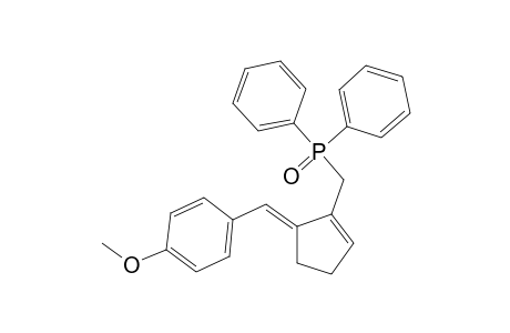 (E)-1-(Diphenylphosphinoylmethyl)-5-methoxybenzylidenecyclopentene