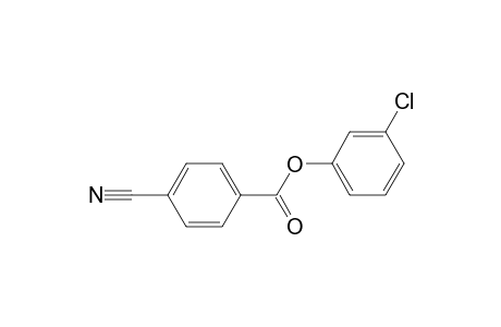 (3-chlorophenyl) 4-cyanobenzoate