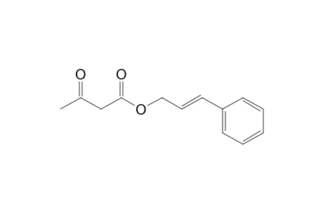 (E)-(3-Phenylallyl) 3-oxobutyrate