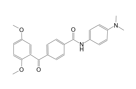4-(2,5-dimethoxybenzoyl)-N-[4-(dimethylamino)phenyl]benzamide