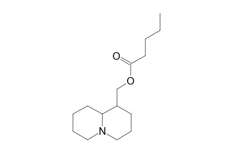 2,3,4,6,7,8,9,9a-octahydro-1H-quinolizin-1-ylmethyl pentanoate