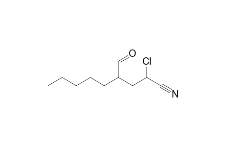 2-Chloranyl-4-methanoyl-nonanenitrile