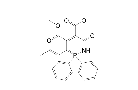 1H-2,2-Diphenyl-4,5-dimethoxycarbonyl-3-propenyl-1,2-azaphosphinin-6-one