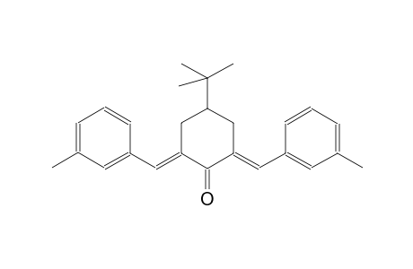 cyclohexanone, 4-(1,1-dimethylethyl)-2,6-bis[(3-methylphenyl)methylene]-, (2E,6E)-