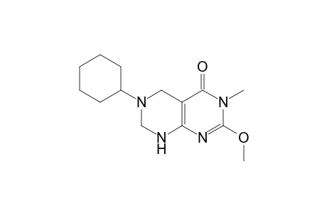 6-Cyclohexyl-3-methyl-2-methoxy-5,6,7,8-tetrahydropyrimido[4,5-d]pyrimidin-4(3H)-one