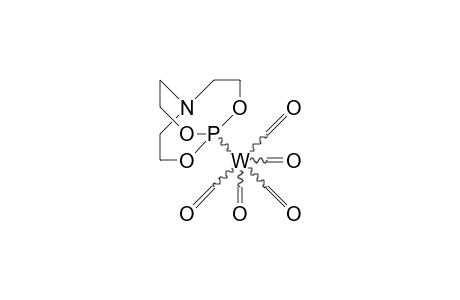 1-Pentacarbonyl-tungsten 1-phospha-5-aza-2,8,9-trioxa-bicyclo(3.3.3)undecane