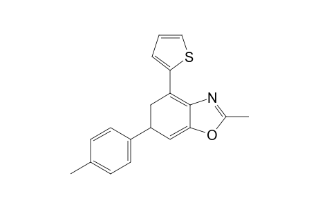 2-methyl-6-(4-methylphenyl)-4-thiophen-2-yl-5,6-dihydro-1,3-benzoxazole