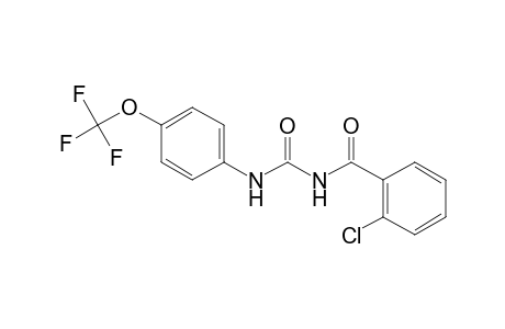 Benzamide, 2-chloro-N-[[[4-(trifluoromethoxy)phenyl]amino]carbonyl]-