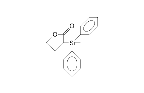 .alpha.-(Diphenyl-methyl-silyl)-butyrolactone