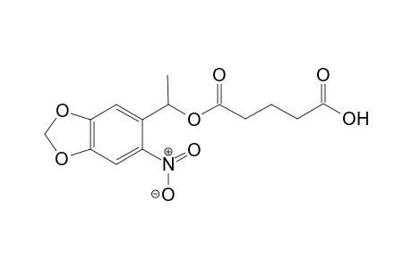 Glutaric acid mono-(a-methyl-6-nitropiperonyl) ester