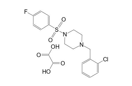 1-(2-chlorobenzyl)-4-((4-fluorophenyl)sulfonyl)piperazine oxalate