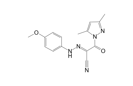 2-(2-(4-Methoxyphenyl)hydrazono)-3-(3,5-dimethyl-1Hpyrazol-1-yl)-3-oxopropanenitrile