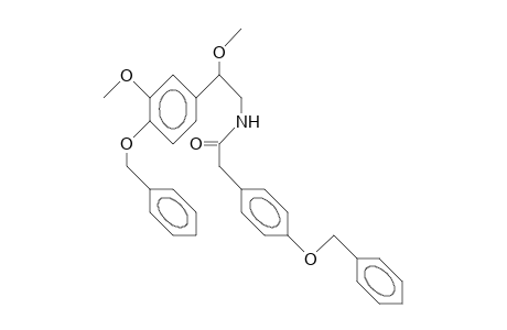 N-[2-(4-Benzyloxy-3-methoxy-phenyl)-2-methoxyethyl]-4-benzyloxy-phenylacetamide