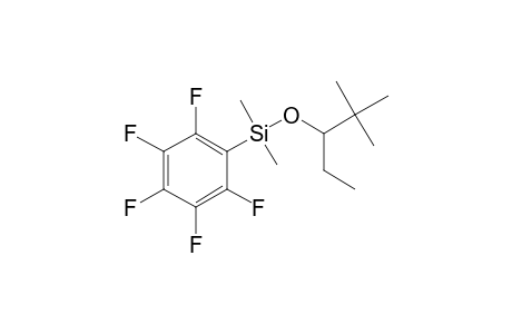 2,2-Dimethylpentan-3-ol, dimethylpentafluorophenylsilyl ether