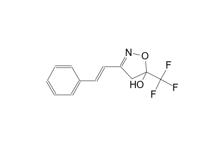 3-[(E)-2-phenylethenyl]-5-(trifluoromethyl)-4,5-dihydro-5-isoxazolol