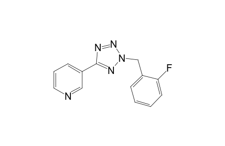 Pyridine, 3-[2-[(2-fluorophenyl)methyl]-2H-1,2,3,4-tetrazol-5-yl]-