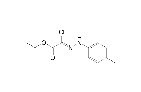 Acetic acid, 2-chloro-2-[2-(4-methylphenyl)hydrazinylidene]-, ethyl ester