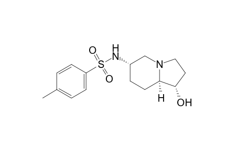 cis,cis-1-Hydroxy-6-(p-toluenesulfonamido)octahydroindolizine