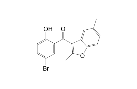 (5-Bromo-2-hydroxyphenyl)(2,5-dimethyl-1-benzofuran-3-yl)methanone