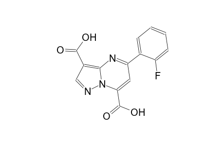 pyrazolo[1,5-a]pyrimidine-3,7-dicarboxylic acid, 5-(2-fluorophenyl)-