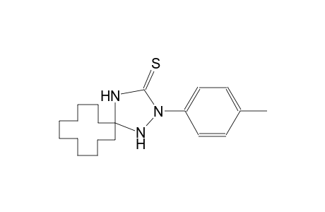 2-(4-methylphenyl)-1,2,4-triazaspiro[4.11]hexadecane-3-thione