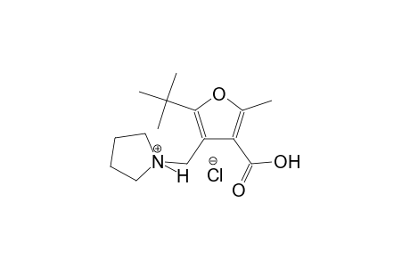 1-[(2-tert-butyl-4-carboxy-5-methyl-3-furyl)methyl]pyrrolidinium chloride