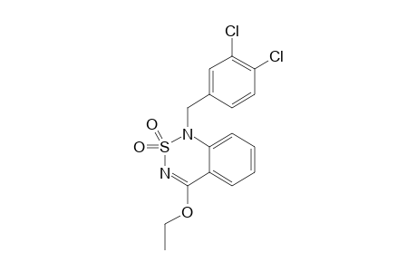 1-[(3,4-DICHLOROPHENYL)MEHYL]-4(ETHYLOXY)-2,1,3-BENZOTHIADIAZINE-2,2-DIOXIDE