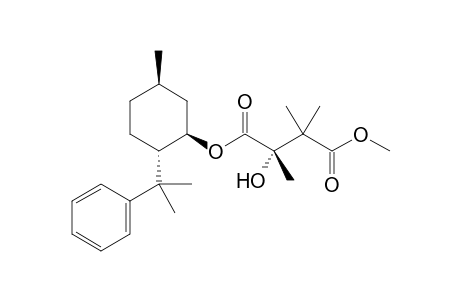 1-[5-Methyl-2-(1-methyl-1-phenylethyl)cyclohexyl] 4-methyl 2-hydroxy-2,3,3-trimethylbutandioate