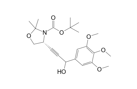 tert-Butyl (4R)-4-[3-hydroxy-3-(3,4,5-trimethoxyphenyl)-1-propynyl]-2,2-dimethyl-1,3-oxazolane-3-carboxylate
