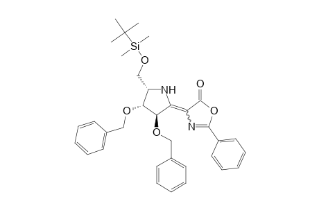 4-[(3R,4R,5S)-3,4-Dibenzyloxy-5-(t-butyldimethylsiloxymethyl)pyrrolidin-2-ylidene]-2-phenyl-4H-oxazol-5-one
