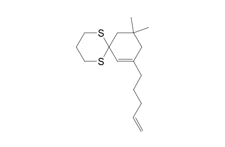 10,10-Dimethyl-8-(pent-4-en-1-yl)-1,5-dithiaspiro[5.5]undec-7-ene