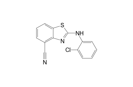 2-(2-Chloroanilino)-1,3-benzothiazole-4-carbonitrile