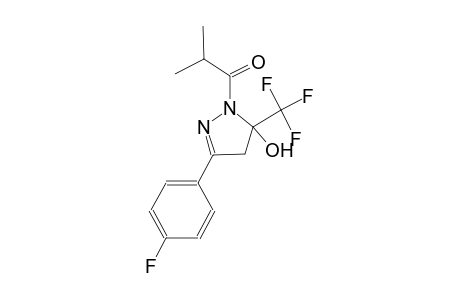 3-(4-fluorophenyl)-1-isobutyryl-5-(trifluoromethyl)-4,5-dihydro-1H-pyrazol-5-ol