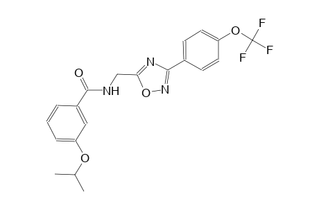 benzamide, 3-(1-methylethoxy)-N-[[3-[4-(trifluoromethoxy)phenyl]-1,2,4-oxadiazol-5-yl]methyl]-
