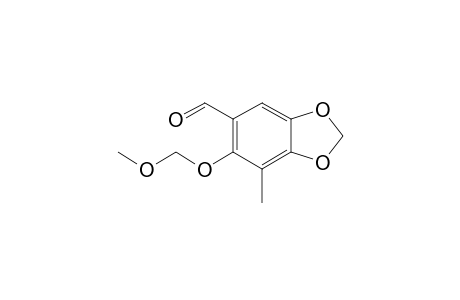 6-(methoxymethoxy)-7-methyl-1,3-benzodioxole-5-carbaldehyde