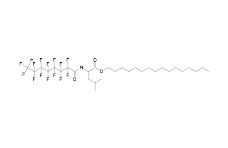 L-Leucine, N-pentadecafluorooctanoyl-, hexadecyl ester