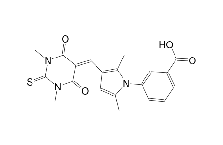 3-{3-[(1,3-dimethyl-4,6-dioxo-2-thioxotetrahydro-5(2H)-pyrimidinylidene)methyl]-2,5-dimethyl-1H-pyrrol-1-yl}benzoic acid