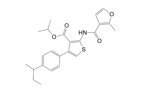isopropyl 4-(4-sec-butylphenyl)-2-[(2-methyl-3-furoyl)amino]-3-thiophenecarboxylate