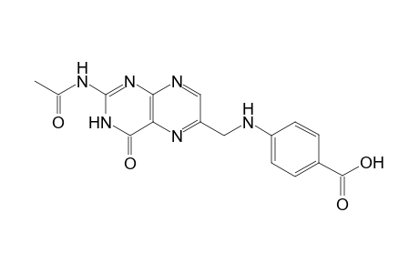 N(2)-Acetylpteroic acid (p-[(2-Acetamino-4-hydroxypteridin-6-yl)methylamino]benzoic acid)