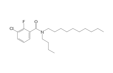 Benzamide, 3-chloro-2-fluoro-N-butyl-N-decyl-