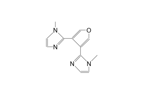 3,4-Bis(N-methyl-imidazol-2-yl)-furane