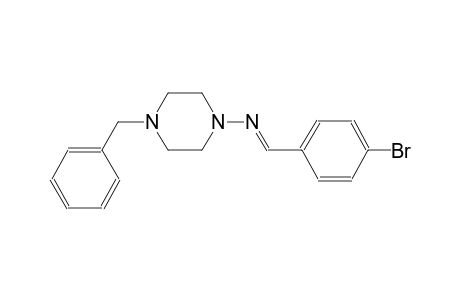 4-benzyl-N-[(E)-(4-bromophenyl)methylidene]-1-piperazinamine