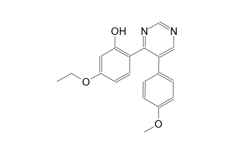 phenol, 5-ethoxy-2-[5-(4-methoxyphenyl)-4-pyrimidinyl]-