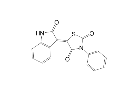 (5Z)-5-(2-oxo-1,2-dihydro-3H-indol-3-ylidene)-3-phenyl-1,3-thiazolidine-2,4-dione