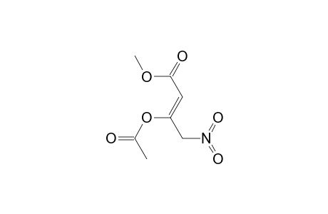 2-Butenoic acid, 3-(acetyloxy)-4-nitro-, methyl ester, (Z)-