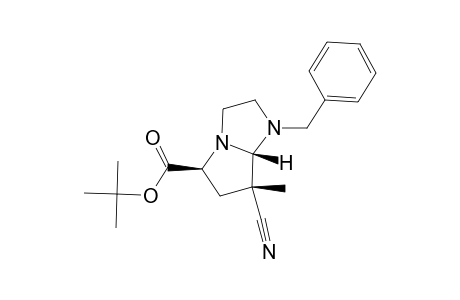 1-BENZYL-5-TERT.-BUTOXYCARBONYL-7-CYANO-7-METHYLHEXAHYDRO-1H-PYRROLO-[1,2-A]-IMIDAZOLE;ENDO-ISOMER