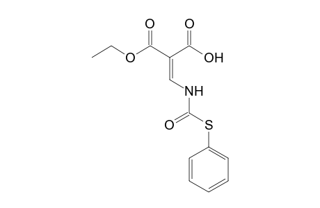 Ethyl hydrogen (E)-2-(phenylsulfanylcarbonylaminomethylene)malonate