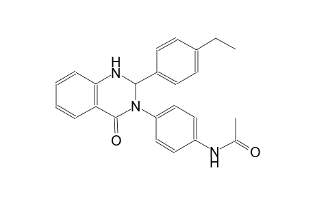 acetamide, N-[4-(2-(4-ethylphenyl)-1,4-dihydro-4-oxo-3(2H)-quinazolinyl)phenyl]-