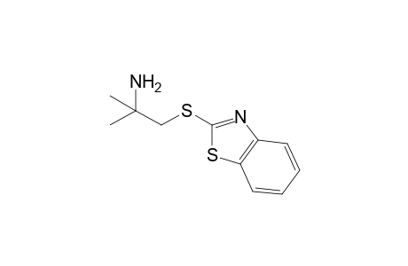1-(1,3-benzothiazol-2-ylthio)-2-methyl-2-propanamine